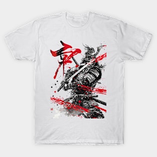 Samurai Spirit: Kanji Blade Legacy Tee gift T-Shirt